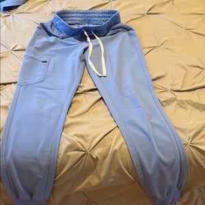 Figs Sky Blue Technical Collection Pants